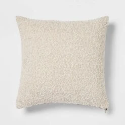 Woven Boucle Square Throw Pillow With Exposed Zipper - Threshold™ -Home Decor Shop GUEST 0156fdc5 10c3 4229 91f3 7cd04c3990d7