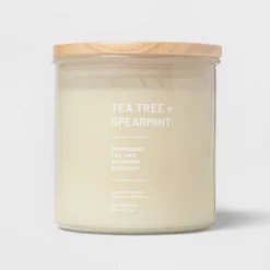 Glass Jar Tea Tree And Spearmint Candle Beige - Threshold™ 9 Glass Jar Tea Tree And Spearmint Candle Beige - Threshold™ -Home Decor Shop GUEST 08840a6f eb81 4eba bdb2 82fa19c57c5b