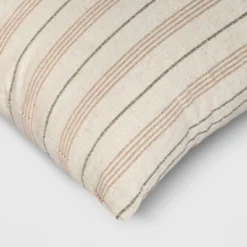 Cotton Flax Woven Striped Square Throw Pillow - Threshold™ 7 Cotton Flax Woven Striped Square Throw Pillow - Threshold™ -Home Decor Shop GUEST 08c83243 712a 4977 937c c04fac6ebbef