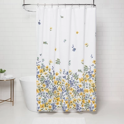 Floral Print Shower Curtain Gold Medal - Threshold™ 1 Floral Print Shower Curtain Gold Medal - Threshold™