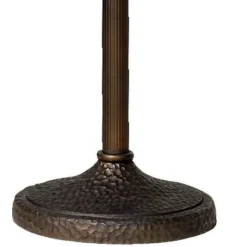 Franklin Iron Works Rustic Farmhouse Mission Torchiere Floor Lamp 71 1/2" Tall Roman Bronze 3-Light Frosted Champagne Amber Glass For Living Room -Home Decor Shop GUEST 1e7f5826 80ae 460f be74 7af5d1dc346e