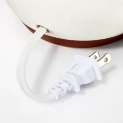 Ceramic Table Lamp With Gingham Print Pleated Shade White (Includes LED Light Bulb) - Threshold™ Designed With Studio McGee -Home Decor Shop GUEST 27cadcf6 3a70 4c09 bf47 cd7e6352c324