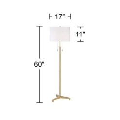 Possini Euro Design Encino Modern Tripod Floor Lamp Standing 60" Tall Brass Gold Metal Off White Fabric Drum Shade For Living Room Bedroom Office Home 10 Possini Euro Design Encino Modern Tripod Floor Lamp Standing 60" Tall Brass Gold Metal Off White Fabric Drum Shade For Living Room Bedroom Office Home -Home Decor Shop GUEST 2804ff2d 7ac0 49c6 b869 7723a1d7e825
