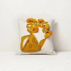 Floral Watering Pitcher Square Throw Pillow With Tassels - Opalhouse™ Designed With Jungalow™ 6 Floral Watering Pitcher Square Throw Pillow With Tassels - Opalhouse™ Designed With Jungalow™ -Home Decor Shop GUEST 295bbf4a 7932 4570 9c93 22f266108cb5