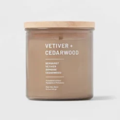 Glass Jar Vetiver And Cedarwood Candle Brown - Threshold™ 7 Glass Jar Vetiver And Cedarwood Candle Brown - Threshold™ -Home Decor Shop GUEST 2be66217 9673 4f71 89d7 981533e54650
