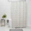 Colorblock Shower Curtain Gray - Threshold™
