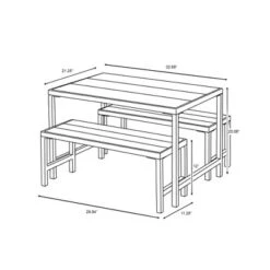3pc Kids' Metal Outdoor Table Set - Dark Gray - Hearth & Hand™ With Magnolia -Home Decor Shop GUEST 3b362172 1f8b 45d0 ad76 10781f31a5d5