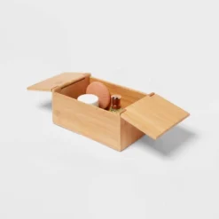 6" X 9" X 4" Rectangular Hinge Lid Bamboo Countertop Organizer - Brightroom™ 5 6" X 9" X 4" Rectangular Hinge Lid Bamboo Countertop Organizer - Brightroom™ -Home Decor Shop GUEST 448d43d4 ccde 4178 8ab1 21a8ac437e38