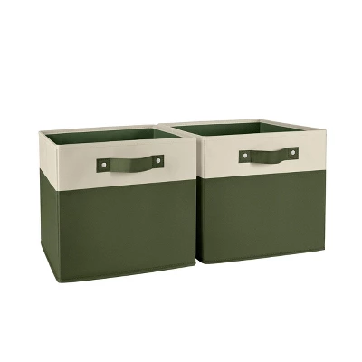 2pc Kids' 10.5" Two-Toned Folding Storage Bin Set - RiverRidge Home 12 2pc Kids' 10.5" Two-Toned Folding Storage Bin Set - RiverRidge Home - Image 12