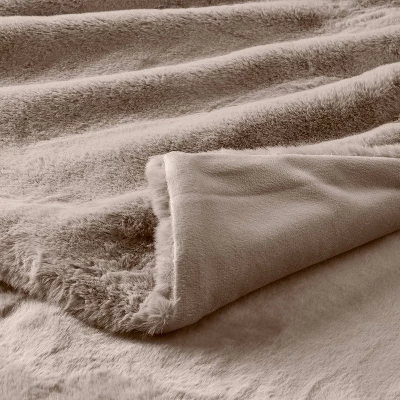 60"x80" Lush Faux Fur Bed Throw - Threshold™ 2 60"x80" Lush Faux Fur Bed Throw - Threshold™ - Image 2