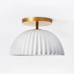 Scalloped Semi-Flush Mount Ceiling Light - Threshold™ Designed With Studio McGee 9 Scalloped Semi-Flush Mount Ceiling Light - Threshold™ Designed With Studio McGee -Home Decor Shop GUEST 4db2ffb8 6162 4f4e 857b 3d8bb79181a2