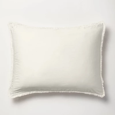 Heavyweight Linen Blend Comforter Sham - Casaluna™ 3 Heavyweight Linen Blend Comforter Sham - Casaluna™ - Image 3