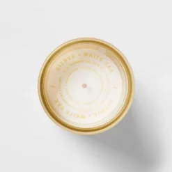Wellness Jar Citrus And White Oak Candle Yellow - Threshold™ -Home Decor Shop GUEST 50baa9e6 91bd 4748 825e 7835625829b3