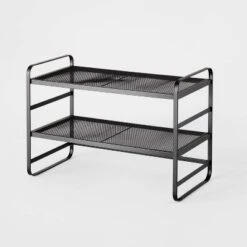 2 Tier Shoe Rack Metal Mesh - Brightroom™ -Home Decor Shop GUEST 526c6366 f577 4843 a484 8fd156aad026