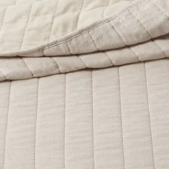 Herringbone Flannel Quilt Beige - Threshold -Home Decor Shop GUEST 5392aa6e 5c99 48d2 91e2 f4d57f6bffc1