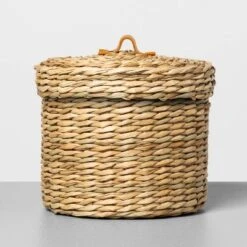 Woven Bath Storage Canister Beige - Hearth & Hand™ With Magnolia -Home Decor Shop GUEST 587edaef cf59 4ead 8ace 96b1d31b34d2