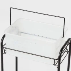 Bathroom Storage Cart Black - Room Essentials™ -Home Decor Shop GUEST 675453d0 07b7 412f 82d7 9f5651c4fa58