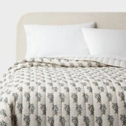 Voile Woodblock Printed Quilt Ivory - Threshold™ 5 Voile Woodblock Printed Quilt Ivory - Threshold™ -Home Decor Shop GUEST 6c09ead2 dfb1 46be bf31 3922aa8b5dff