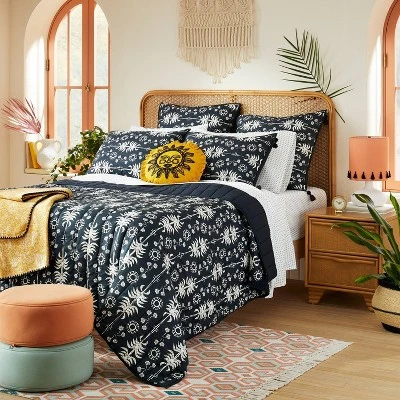 Round Embroidered Sun Fringe Decorative Throw Pillow Gold - Opalhouse™ Designed With Jungalow™ 1 Round Embroidered Sun Fringe Decorative Throw Pillow Gold - Opalhouse™ Designed With Jungalow™