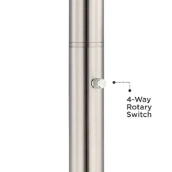 Possini Euro Design Light Blaster Art Deco Torchiere Floor Lamp 72 1/2" Tall Brushed Nickel LED Frosted Glass Bowl Shade For Living Room Bedroom House 10 Possini Euro Design Light Blaster Art Deco Torchiere Floor Lamp 72 1/2" Tall Brushed Nickel LED Frosted Glass Bowl Shade For Living Room Bedroom House -Home Decor Shop GUEST 739e6cc9 5288 4837 b117 bf279c8a9867