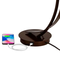 Possini Euro Design Modern Desk Lamps Set Of 2 With USB Port 22 1/2" High Bronze LED Clear Seeded Glass Shade For Bedroom Office 10 Possini Euro Design Modern Desk Lamps Set Of 2 With USB Port 22 1/2" High Bronze LED Clear Seeded Glass Shade For Bedroom Office -Home Decor Shop GUEST 74ad4f69 c5e8 4a47 a163 49658a84b613