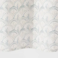 Block Print Scallop Shower Curtain Aqua Blue - Threshold™ -Home Decor Shop GUEST 778a054f a5b3 486b 8a5e 47632fd96cbf