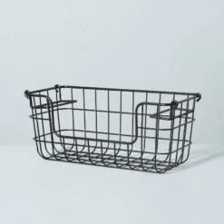 Stacking Wire Storage Basket Matte Black - Hearth & Hand™ With Magnolia 8 Stacking Wire Storage Basket Matte Black - Hearth & Hand™ With Magnolia -Home Decor Shop GUEST 7f465f04 db4c 47cf 9411 7c8a601ab948