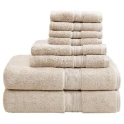 8pc Cotton Bath Towel Set -Home Decor Shop GUEST 807c9d84 6a12 447b 9b33 4eed60a1bc30