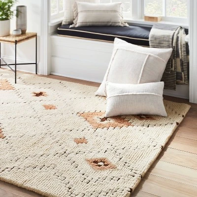 Northridge Hand Tufted Wool Shag Diamond Area Rug - Threshold™ Designed With Studio McGee 1 Northridge Hand Tufted Wool Shag Diamond Area Rug - Threshold™ Designed With Studio McGee