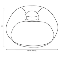 XL Fuzzy Kids' Bean Bag Cream - Pillowfort™ -Home Decor Shop GUEST 85caa259 fee0 4128 8f84 a6c301573fe4