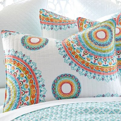Mayla Medallion Quilt And Pillow Sham Set - Levtex Home 2 Mayla Medallion Quilt And Pillow Sham Set - Levtex Home - Image 2