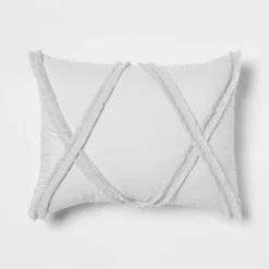 4pc Clipped Stripe Poms Comforter Bedding Set - Threshold™ 10 4pc Clipped Stripe Poms Comforter Bedding Set - Threshold™ -Home Decor Shop GUEST 8d139982 3828 47ac 895d 4255d7a3549e