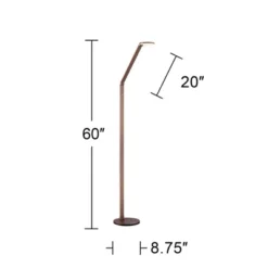 Possini Euro Design Magnum Modern Task Floor Lamp 61" Tall French Bronze Brown Metal LED Adjustable For Living Room Reading Bedroom Office House Home 14 Possini Euro Design Magnum Modern Task Floor Lamp 61" Tall French Bronze Brown Metal LED Adjustable For Living Room Reading Bedroom Office House Home -Home Decor Shop GUEST 8f9282ea ef7d 4ebc 9c78 ebead13ea845