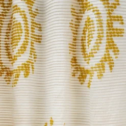 1pc 50"x84" Light Filtering Jacquard Curtain Panel Gold - Opalhouse™ Designed With Jungalow™ 5 1pc 50"x84" Light Filtering Jacquard Curtain Panel Gold - Opalhouse™ Designed With Jungalow™ -Home Decor Shop GUEST 914fca59 4940 4a38 977a d369d522b944