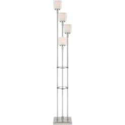 Possini Euro Design Athena Modern Floor Lamp 72" Tall Brushed Nickel 4 Light Tree Clear Outer Opal Inner Double Glass Shade For Living Room Bedroom 13 Possini Euro Design Athena Modern Floor Lamp 72" Tall Brushed Nickel 4 Light Tree Clear Outer Opal Inner Double Glass Shade For Living Room Bedroom -Home Decor Shop GUEST 9216fb98 adc6 4062 a2b3 d139c90db34a