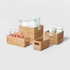 Woven Water Hyacinth Milk Crate - Brightroom™ 7 Woven Water Hyacinth Milk Crate - Brightroom™ -Home Decor Shop GUEST 9365bfe9 dbd8 490b ac54 8d2b5765ece7