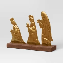 3pc Metal Christmas Nativity Scene Figurine Set - Wondershop™ Gold -Home Decor Shop GUEST 93fcd2f3 984d 4877 893e 02fc8f94efa5