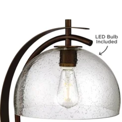 Possini Euro Design Modern Desk Lamps Set Of 2 With USB Port 22 1/2" High Bronze LED Clear Seeded Glass Shade For Bedroom Office 12 Possini Euro Design Modern Desk Lamps Set Of 2 With USB Port 22 1/2" High Bronze LED Clear Seeded Glass Shade For Bedroom Office -Home Decor Shop GUEST 94f8b08b 460e 4367 b974 fdf11d3b35a4