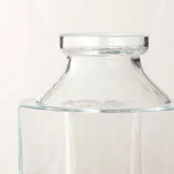 Octagonal Clear Glass Bottle Vase - Hearth & Hand™ With Magnolia -Home Decor Shop GUEST 99423c65 7cc3 45d1 a0be 06e5f32a1a79