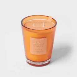 Colored Vase Glass With Dustcover Mandarin & Guava Candle Orange - Threshold™ 12 Colored Vase Glass With Dustcover Mandarin & Guava Candle Orange - Threshold™ -Home Decor Shop GUEST 9f988ff2 f7e8 43cd b34a c5d7f14ae156