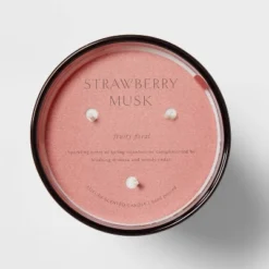 Colored Vase Glass With Dustcover Strawberry Musk Candle Red - Threshold™ 10 Colored Vase Glass With Dustcover Strawberry Musk Candle Red - Threshold™ -Home Decor Shop GUEST a1481056 0056 434b 8190 eafa8bcfa251