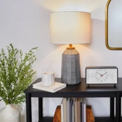 Carved Ceramic Table Lamp Dark Gray (Includes LED Light Bulb) - Hearth & Hand™ With Magnolia 5 Carved Ceramic Table Lamp Dark Gray (Includes LED Light Bulb) - Hearth & Hand™ With Magnolia -Home Decor Shop GUEST a46bfd2c 5e9b 4152 a76f 8481e7b67a1c