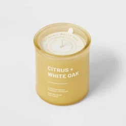 Wellness Jar Citrus And White Oak Candle Yellow - Threshold™ -Home Decor Shop GUEST a6d01418 d667 452c b0fa c58456022dcf