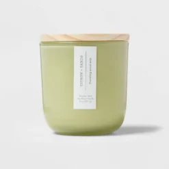 Citron And Sands Candle Green - Threshold™ -Home Decor Shop GUEST ac29f15a 74a7 4509 9e2b 431f209854df