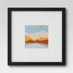 Set Of 9 Gallery Frame Set 10" X 10" Matted To 5" X 5" Black - Room Essentials™ -Home Decor Shop GUEST af8bf485 bdf5 4dc9 8ddd 284197740a27