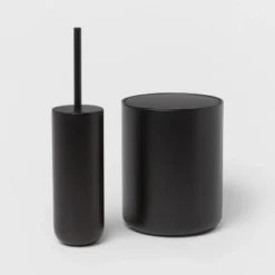 Metal Waste Can Black - Threshold™ -Home Decor Shop GUEST b0320eea b2f7 4cc8 861e 64b66fdb0fcc