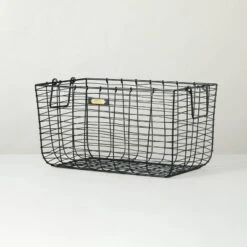 Wire Storage Basket Black - Hearth & Hand With Magnolia -Home Decor Shop GUEST b22a1734 78e8 485f ac33 f45b9366683c