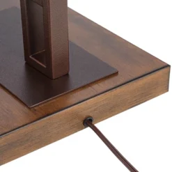 Franklin Iron Works Tahoe Rustic Industrial Downbridge Arc Floor Lamp 60" Tall Bronze Metal Faux Leather Empire Shade For Living Room Reading Bedroom -Home Decor Shop GUEST b4f5fabc 247c 4e89 9cf2 e4c00f5e86da