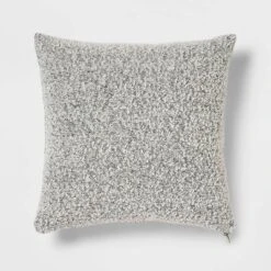 Woven Boucle Square Throw Pillow With Exposed Zipper - Threshold™ -Home Decor Shop GUEST b5159cea 2491 4bb4 a2aa af026918a681