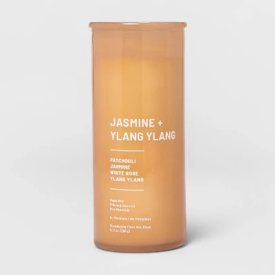 Glass Jar Jasmine And Ylang Candle Orange - Threshold™ 2 Glass Jar Jasmine And Ylang Candle Orange - Threshold™ - Image 2